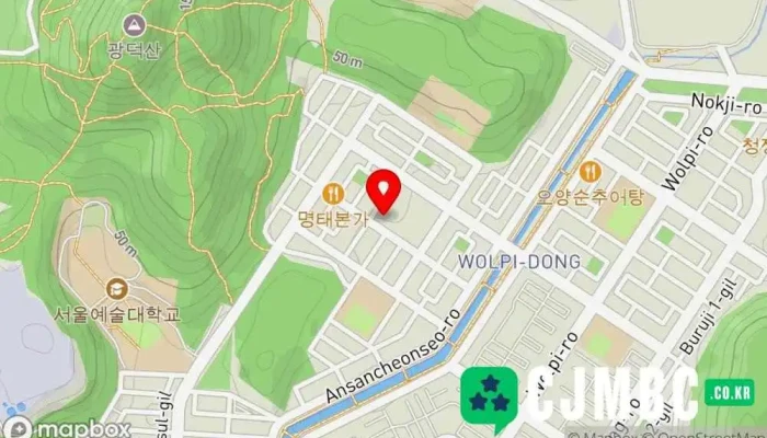 Ansanjibsurigisuldan 지도 - 안산시