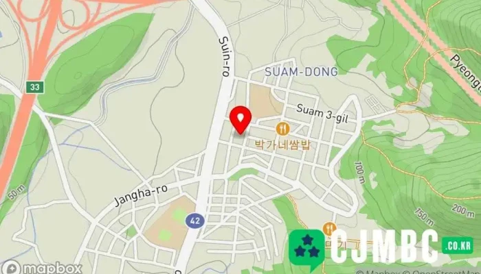 지도 안스프리 회사 사무실 에서 안산시