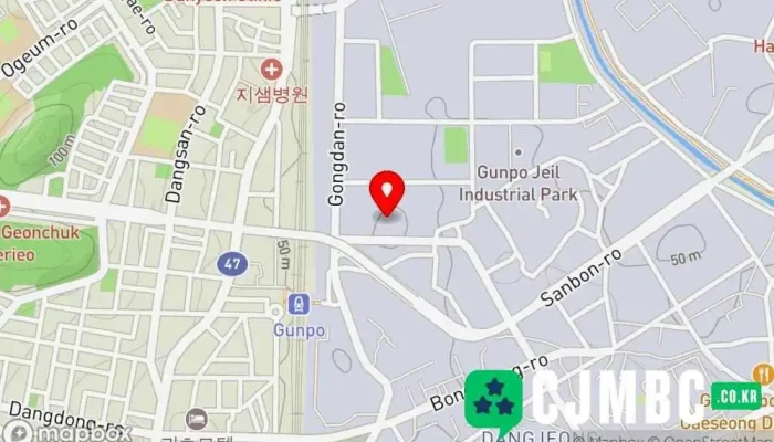 Anyang Gunpo Mogeobjejag Sijepumjejag Jeonmungieob Weonpeuroto 지도 - 군포시
