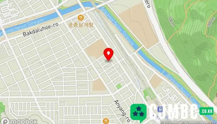 Anyangsisueotongyeogsenteo 지도 - 안양시