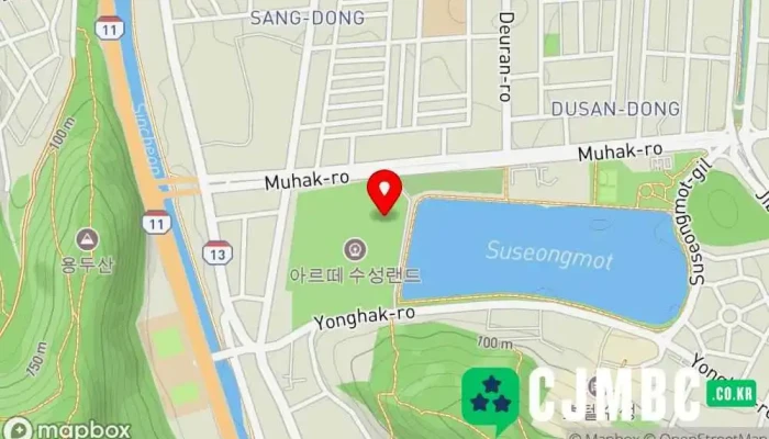 지도 아르떼 수성랜드 관광 명소 에서 수성구