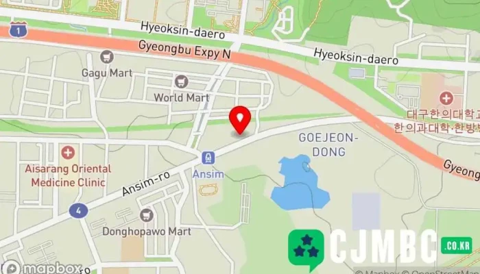 Budongsanjamunkeonseolting 지도 - 동구