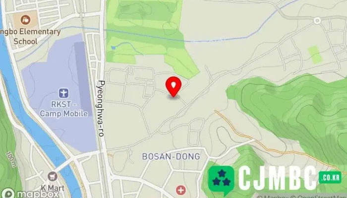 Camp Casey Px -  지도 - 동두천시