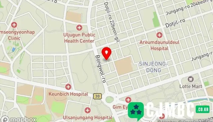 Cu Sinjeongdodjilrojeom 지도 - 남구