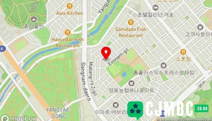 Daeyeongmoteoseu 지도 - 서초구