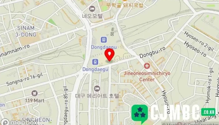 Dongdaegu Gosogbeoseuteomineolhanjinteomineol 지도 - 동구
