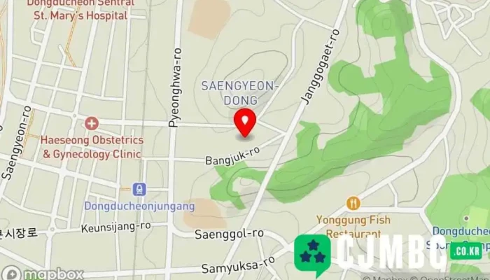 지도 동두천시청  에서 동두천시