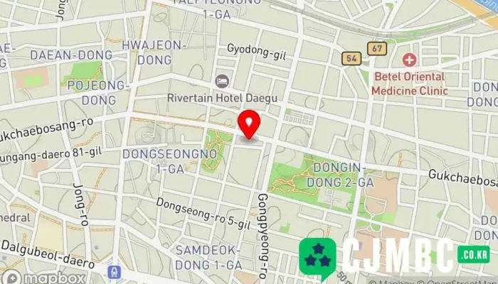 Eseudas Daegujeom 지도 - 중구