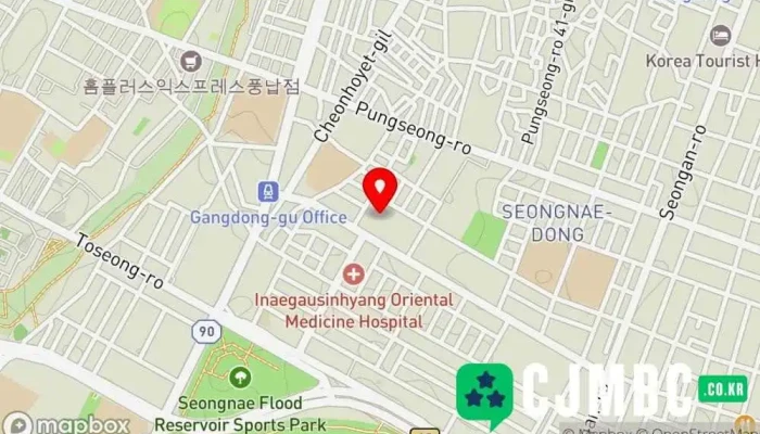 지도 강동구청 구청 에서 강동구