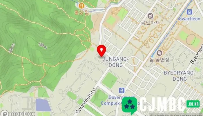 지도 과천시청 시청 에서 과천시