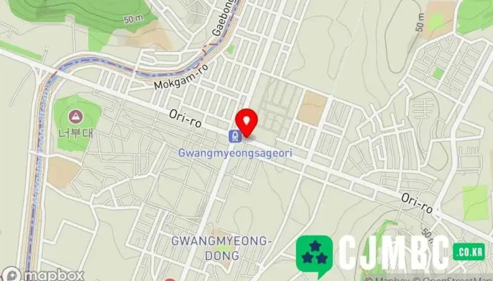 지도 광명사거리 지하철역 에서 광명시