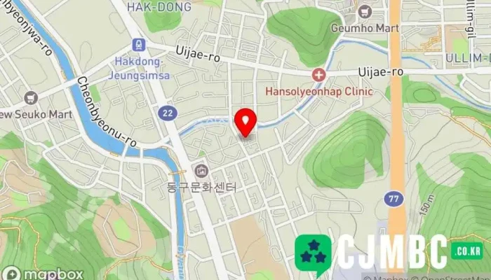 Hanguggyeongjesinmun Hagunjigug 지도 - 동구
