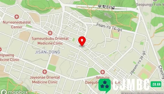 Hasupangpang 지도 - 수성구