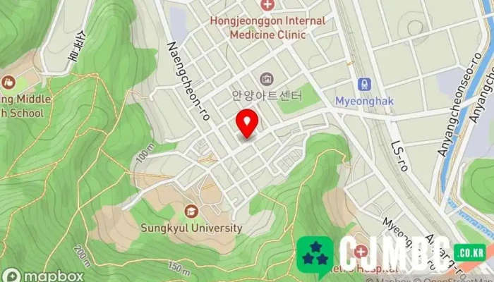 Isagtoseuteu 지도 - 안양시