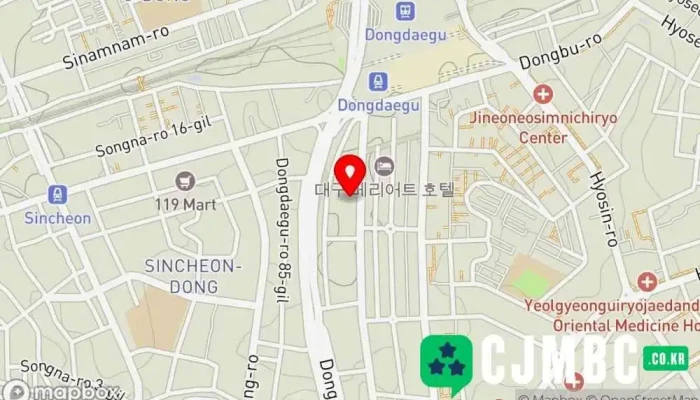 지도 이스턴호텔 호텔 에서 동구