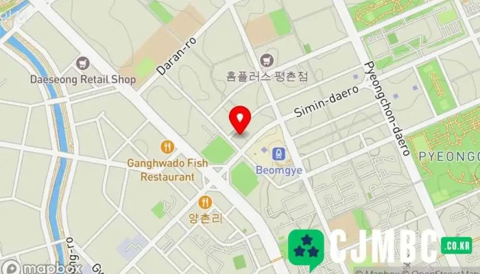 Junamukeonseoltinggeurub 지도 - 안양시