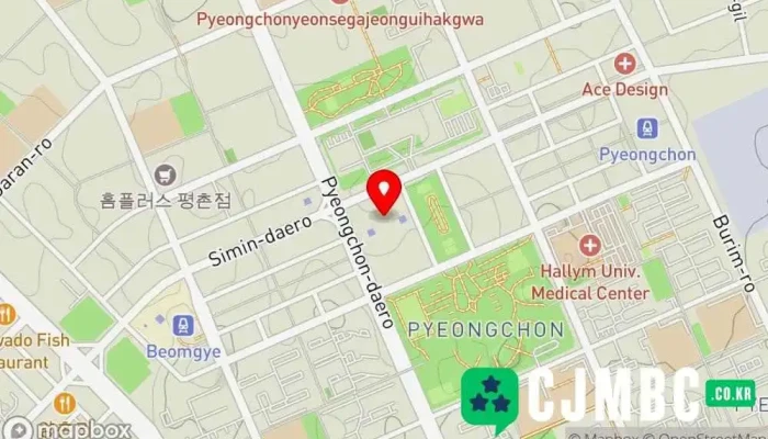Junaragyeongyeongkeonseolting 지도 - 안양시