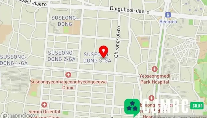 Juparangsaeinsyureonseukeonseolting 지도 - 수성구