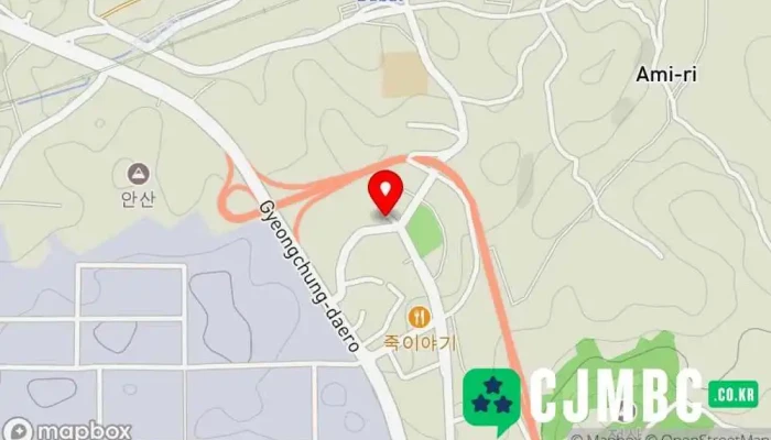 지도 (주)신일 회사 사무실 에서 이천시