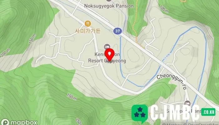 지도 켄싱턴리조트 가평 리조트 에서 가평군