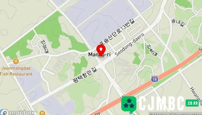지도 메인스트리트 카페, 음식점 에서 평택시