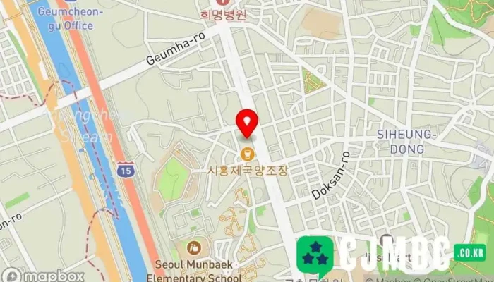 Mereusedeseu Benceu Geumceon Seobiseusenteo 지도 - 금천구