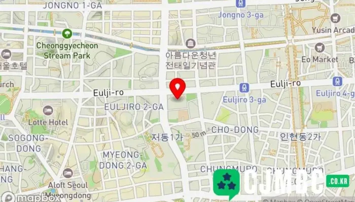 Naiteupeuraengkeu Koria 지도 - 중구