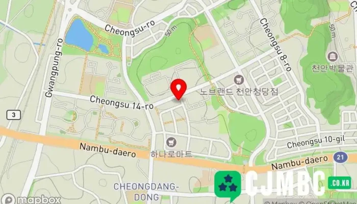 Nomubeobin Haiminsakeonseolting 지도 - 천안시