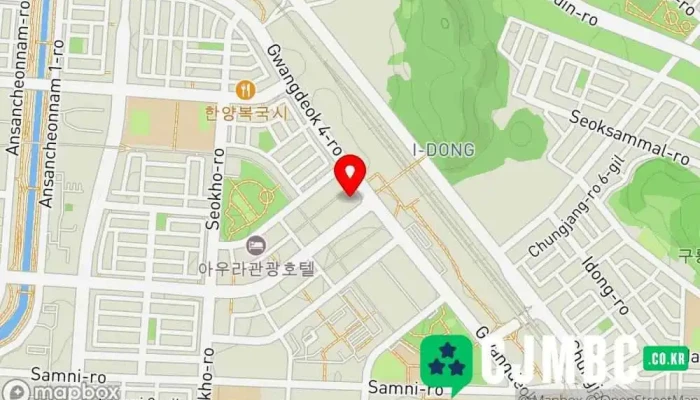 Paedogkeulreob 지도 - 안산시