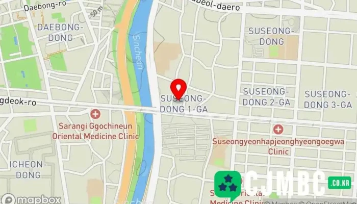 Rosdekaeseuldeopeoseuteusangga Jucajang 지도 - 수성구