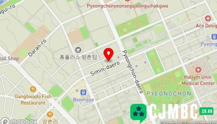지도 삼성전자서비스 안양센터 전자제품 수리점 에서 안양시