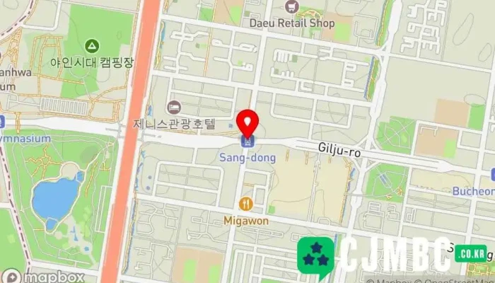 지도 상동 지하철역 에서 부천시