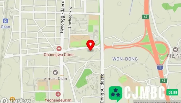 지도 스타벅스 오산IC DT점 커피숍/커피 전문점, 카페 에서 오산시