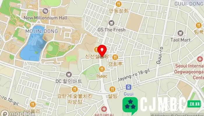 Seuteurecing 지도 - 광진구