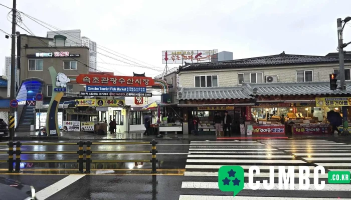 Sogcogwangwangsusansijang Jucajang Coesin - 속초시