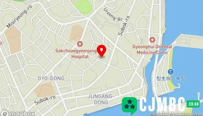 Sogcogwangwangsusansijang Jucajang 지도 - 속초시