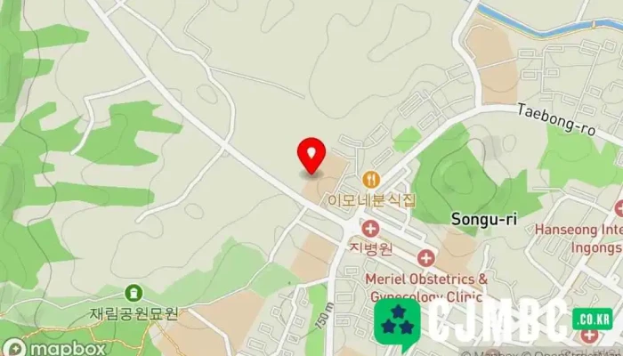 지도 송우리  에서 포천시