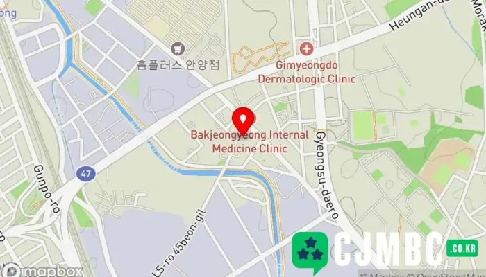 Ssagsu 지도 - 안양시
