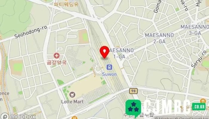 지도 수원역 교통 허브 에서 수원시
