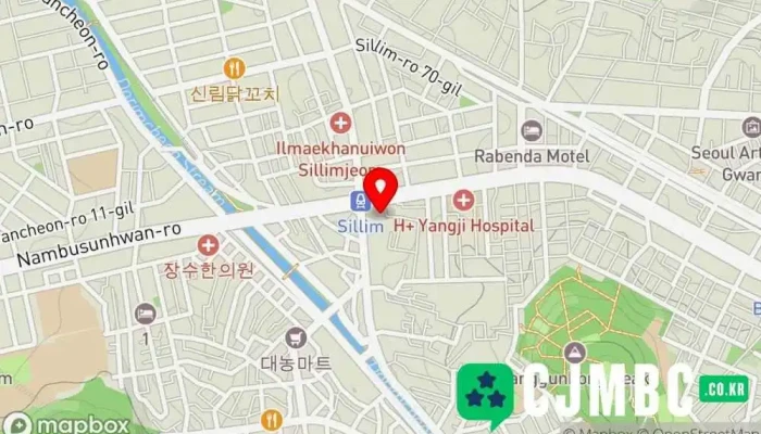 지도 타임스트림 쇼핑몰 에서 관악구