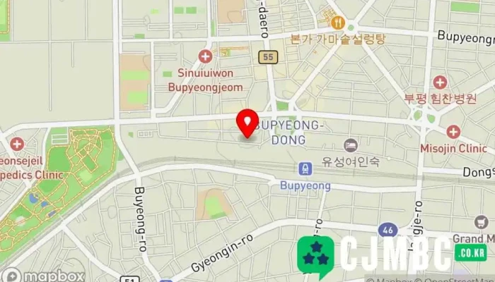 지도 토요코인 인천 부평 호텔 에서 부평구