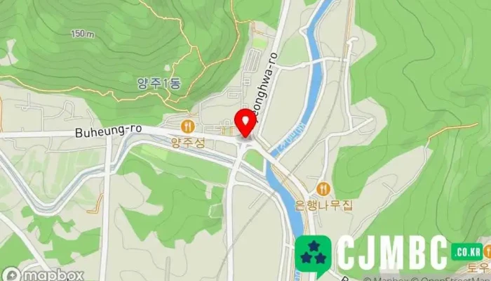 지도 양주시  에서 양주시