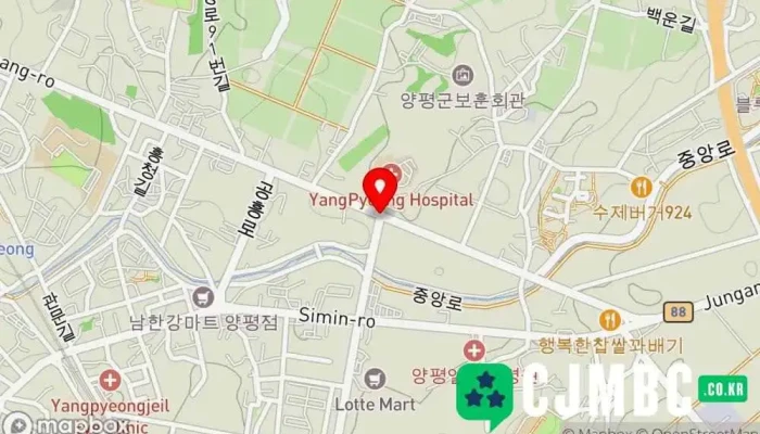 지도 양평군  에서 양평군