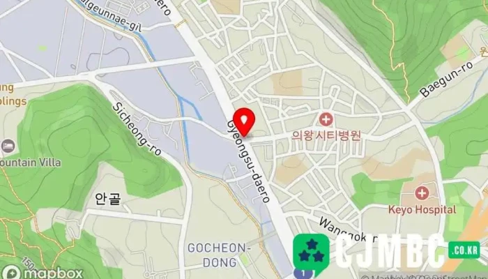 지도 의왕시  에서 의왕시