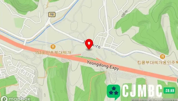 지도 용인휴게소 인천방향 유료 도로 휴게소, 휴게소 에서 용인시