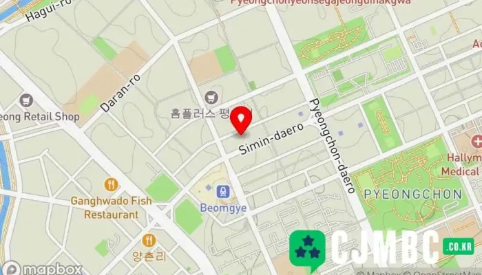Yubeiseu Anyang Aepeulgonginseobiseusenteo 지도 - 안양시