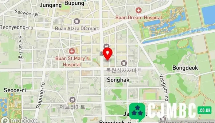 씨유(cu)부안행복점 - 전북특별자치도 부안군 부안읍 봉덕리 797-2 청운학원 101호