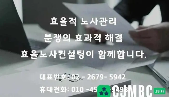 효율노사컨설팅 - 강서구